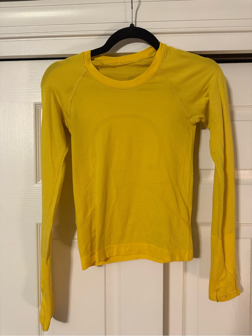 lululemon athletica Yellow Long-Sleeve Crew Top